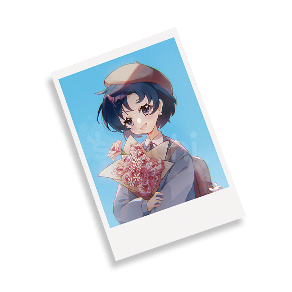 Springtime Ami Polaroid Sticker