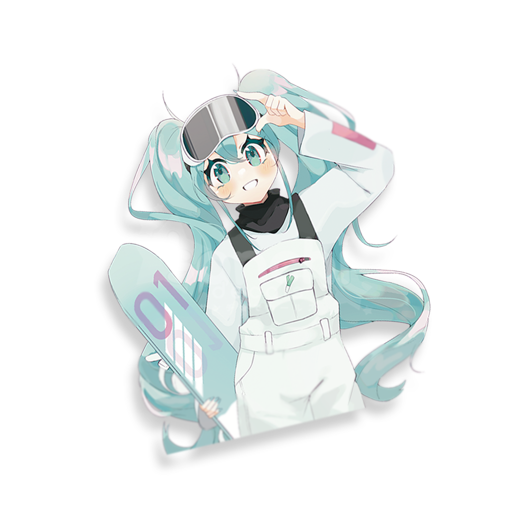 Snowboard Miku Sticker
