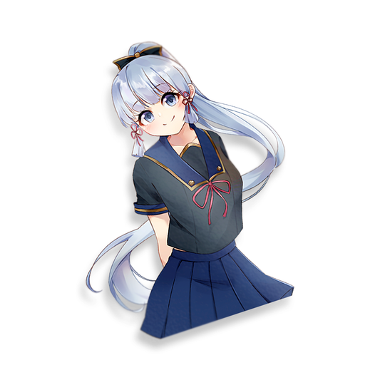 Schoolgirl Ayaka Sticker [clearance]