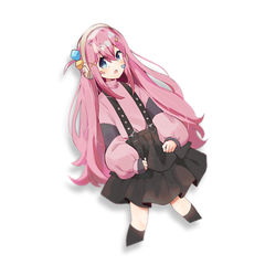 Pastel Girl Bocchi Sticker