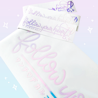 Follow Your Heart! 💖   Holographic Decal