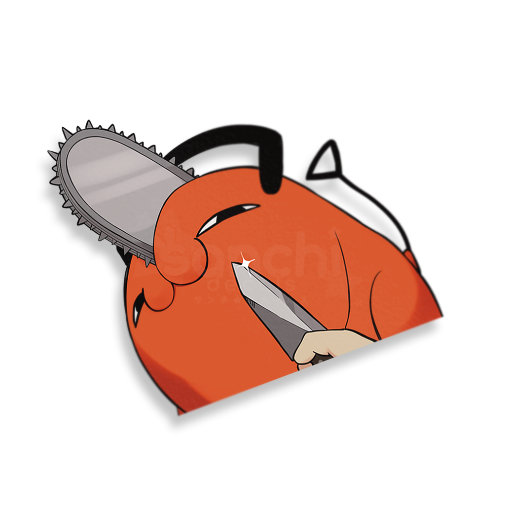 Pochita Knife Sticker
