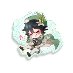 Drunken Bard Acrylic Keychains